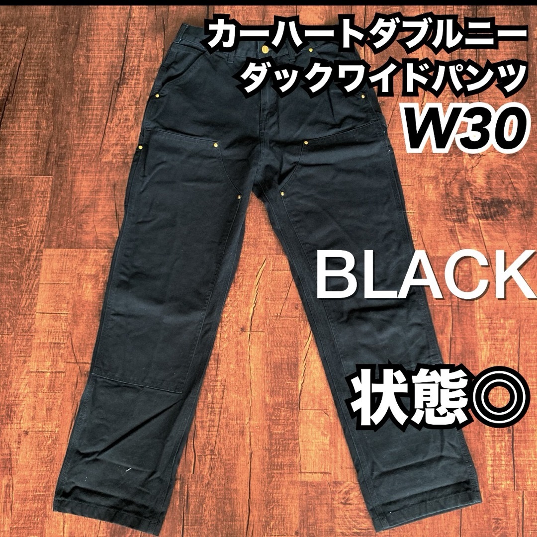 carhartt - USA製 Carhartt カーハート ダブルニー ブラック carhartt - USA製 Carhartt カーハート ダブルニー ブラック