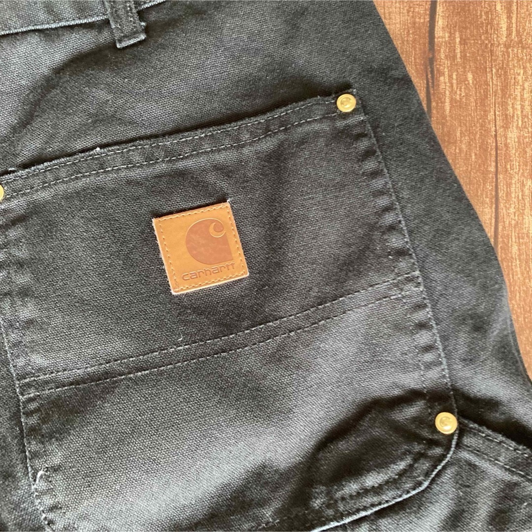carhartt - USA製 Carhartt カーハート ダブルニー ブラック carhartt - USA製 Carhartt カーハート ダブルニー ブラック