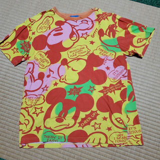ディズニー(Disney)のディズニーTシャツ　ミッキー(Tシャツ(半袖/袖なし))