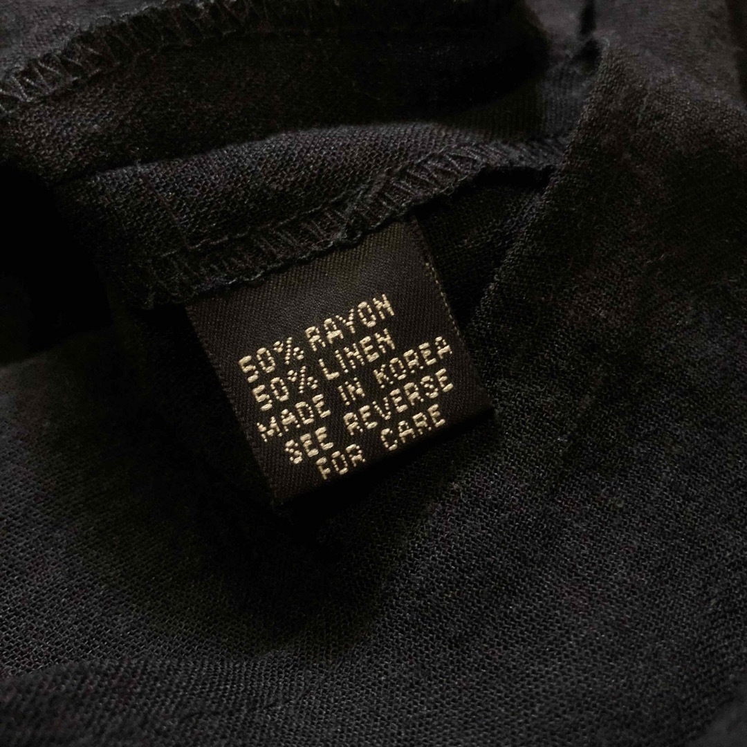 BARNEYS NEW YORK - old barneys new york レーヨン リネン 黒