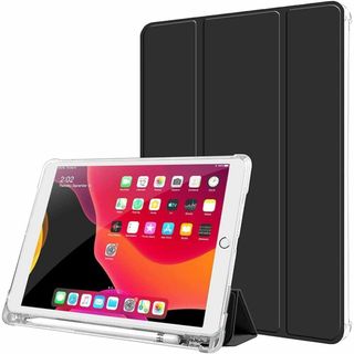 【色:ブラック】『Masinca』iPad ケース iPad 10.2インチ ペ(タブレット)