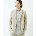 【OFF WHITE】【S】ポリエステル コーデュロイ リラックス ジャケット -ストレッチ・防シワ-