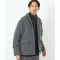 【NAVY】【M】FLOATWOOL カバーオール -防シワ-