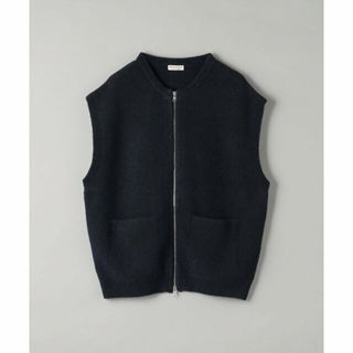 ビューティアンドユースユナイテッドアローズ(BEAUTY&YOUTH UNITED ARROWS)の【NAVY】ブークレ ニット ジップ ベスト(その他)