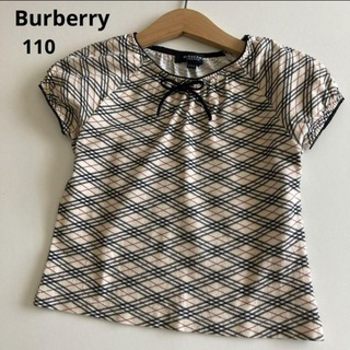 BURBERRY - バーバリー　半袖　チェック　シャツ　Tシャツ　リボン　春　夏　セリーヌ　グッチ