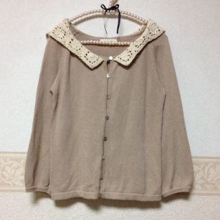 クリスプ(Crisp)のCrispかぎ針編みお花カーディガン(カーディガン)