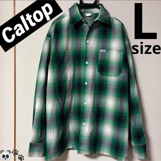 CALTOP - Caltop オンブレチェックシャツ