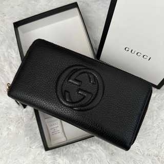 Gucci - 未使用級★GUCCI グッチ ソーホー ラウンドファスナー  セラリウス 財布
