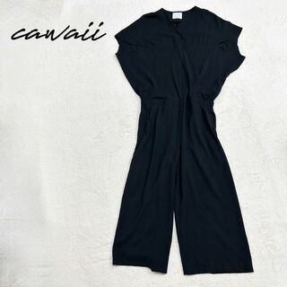 cawaii - cawaii カワイイ　オールインワン　ブラック　カシュクール