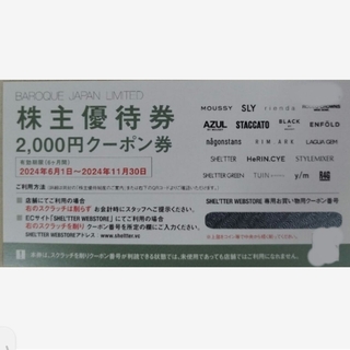AZZURE - バロックジャパンリミテッド株主優待券