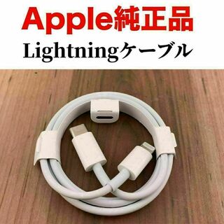 アップル(Apple)のiPhone 充電器 純正 タイプCライトニングケーブル Apple正規品(バッテリー/充電器)