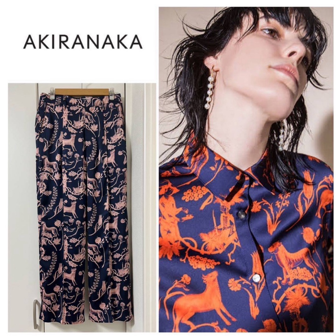 アキラナカ AKIRANAKA パンツ Borjomi プリントパンツ パンツ アキラナカ AKIRANAKA パンツ Borjomi プリントパンツ パンツ
