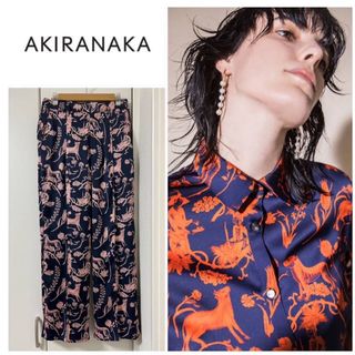 AKIRANAKA - アキラナカ AKIRANAKA パンツ　Borjomi プリントパンツ