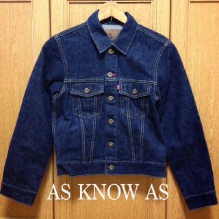 アズノウアズ(AS KNOW AS)のGジャン(Gジャン/デニムジャケット)