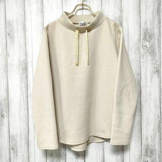 VINNO ヴィノ (L)　きれいめ ハイネック プルオーバー(カットソー(長袖/七分))