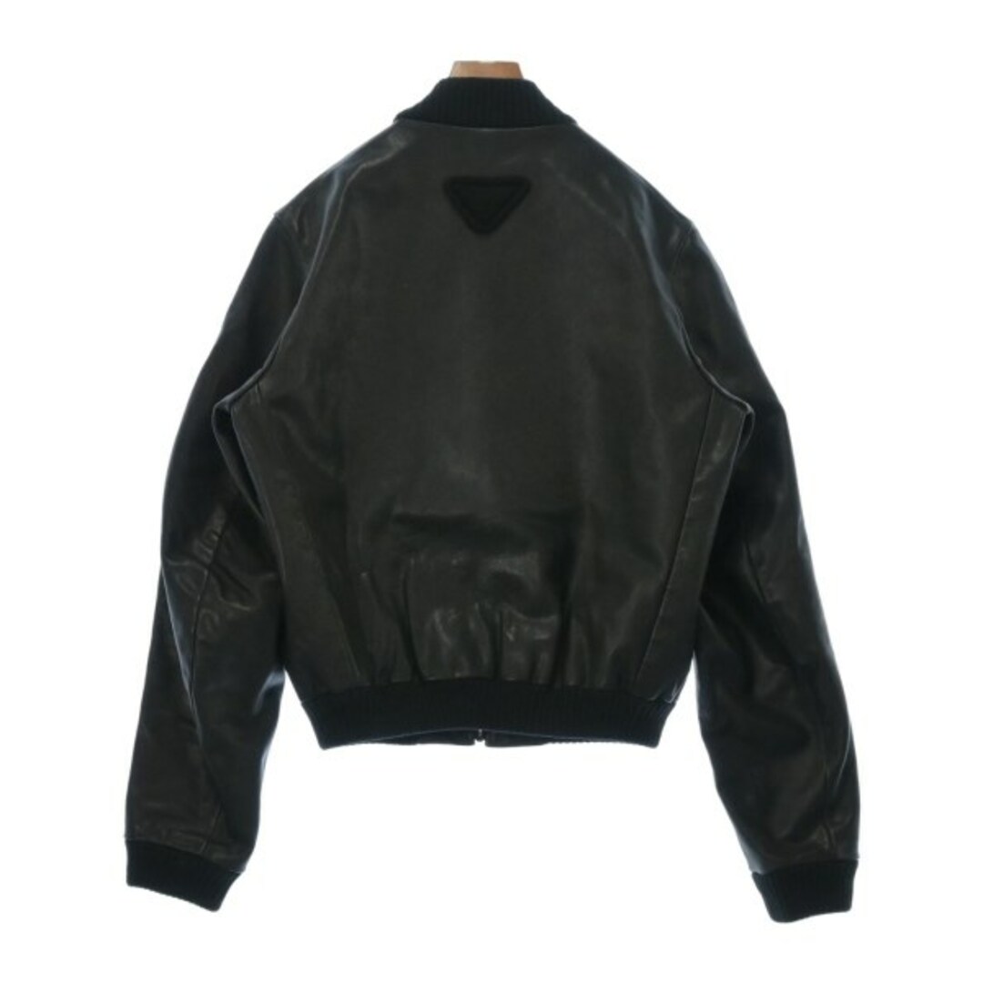 PRADA - PRADA プラダ ライダース 50(XL位) 黒 【古着】【中古 PRADA - PRADA プラダ ライダース 50(XL位) 黒 【古着】【中古