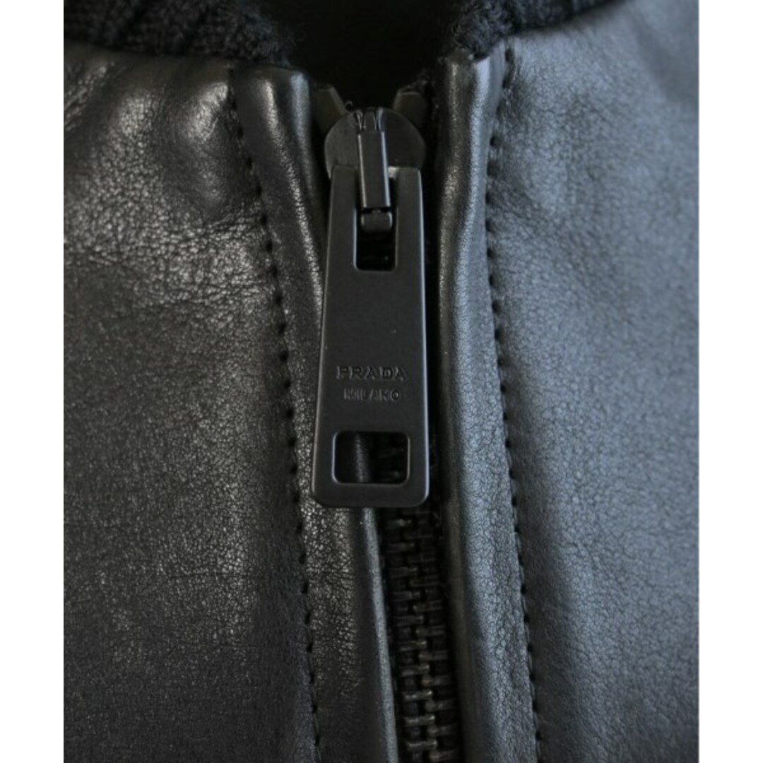 PRADA - PRADA プラダ ライダース 50(XL位) 黒 【古着】【中古 PRADA - PRADA プラダ ライダース 50(XL位) 黒 【古着】【中古