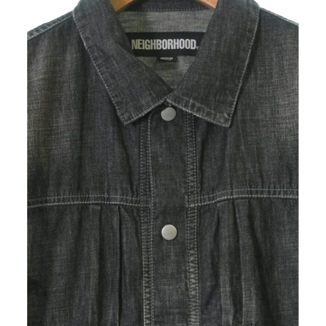 NEIGHBORHOOD ネイバーフッド デニムジャケット M 黒系 【古着 NEIGHBORHOOD ネイバーフッド デニムジャケット M 黒系 【古着