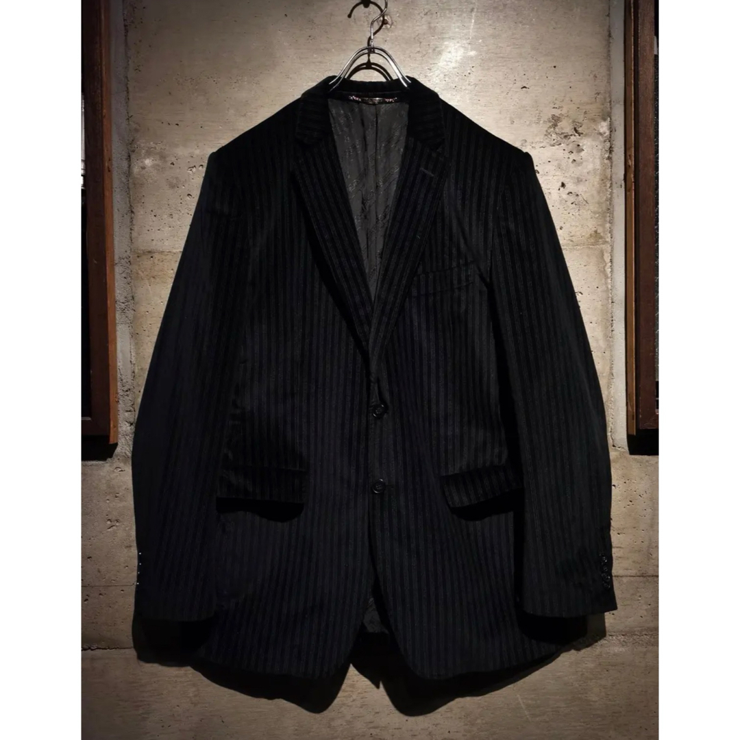 DOLCE & GABBANA テーラードジャケット ベロア DOLCE & GABBANA テーラードジャケット ベロア