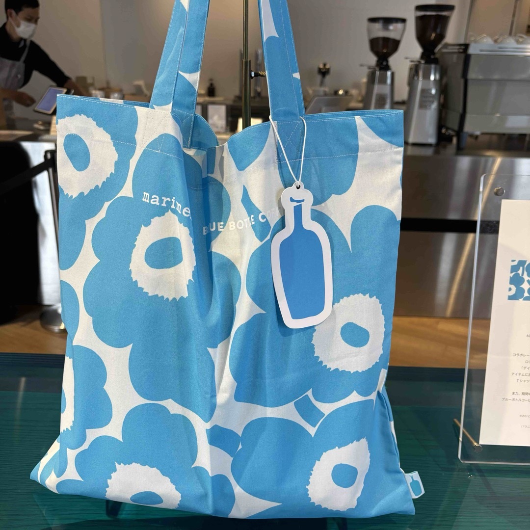 Blue Bottle Coffee - マリメッコ ブルーボトル トート ピッコロ Blue Bottle Coffee - マリメッコ ブルーボトル トート ピッコロ