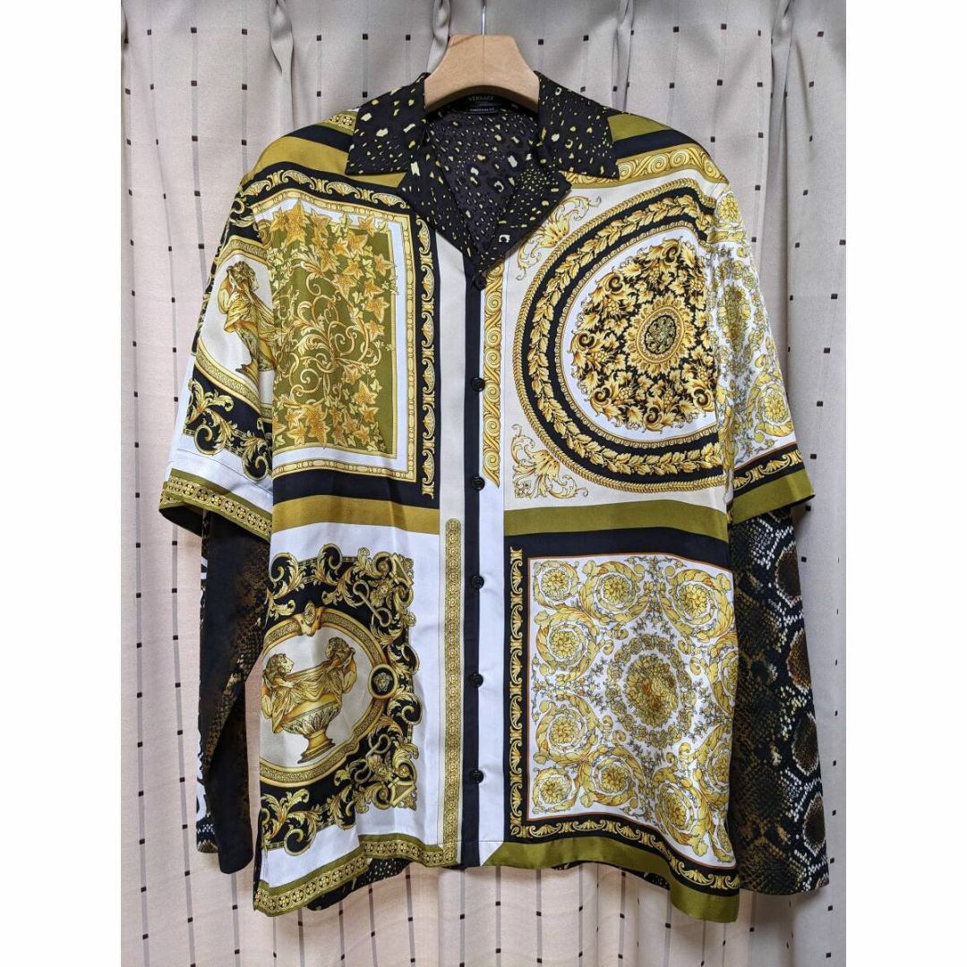 VERSACE - 未使用品 ヴェルサーチェ バロック シルク&コットン VERSACE - 未使用品 ヴェルサーチェ バロック シルク&コットン
