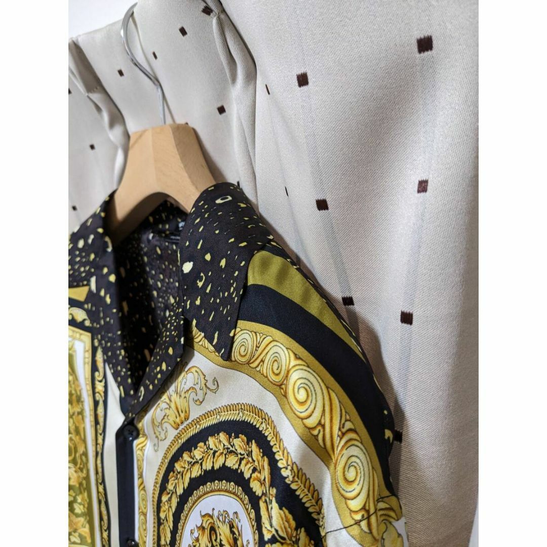 VERSACE - 未使用品 ヴェルサーチェ バロック シルク&コットン VERSACE - 未使用品 ヴェルサーチェ バロック シルク&コットン