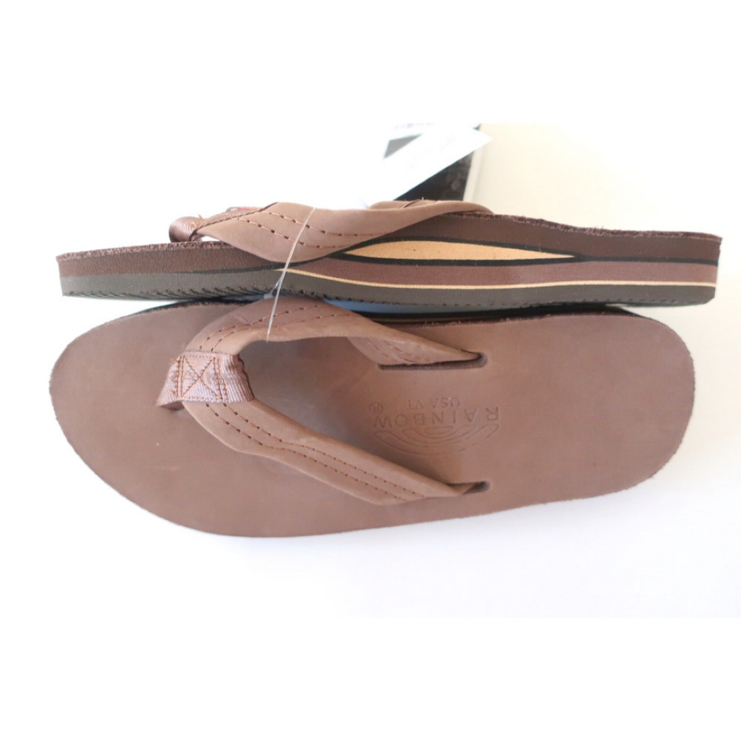 S)USA刻印Rainbow Sandal Double Layerエスプレッソ S)USA刻印Rainbow Sandal Double Layerエスプレッソ