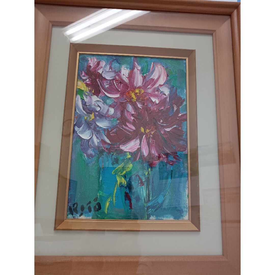 コリアグランドセール 伊藤竜馬 油絵 額は新品 絵画+タペストリー