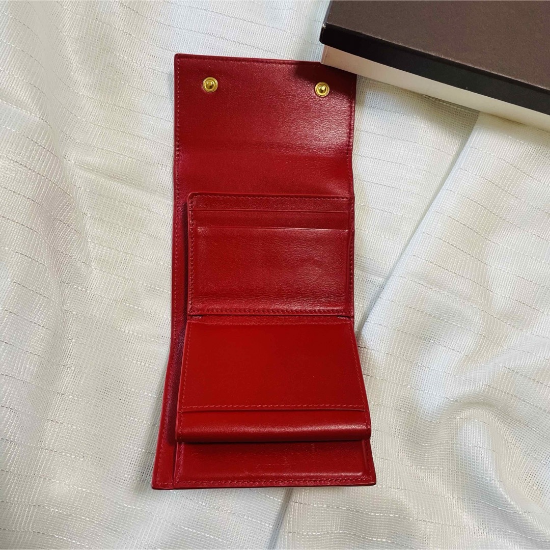 美品】セリーヌ 三つ折り財布 美品】セリーヌ 三つ折り財布