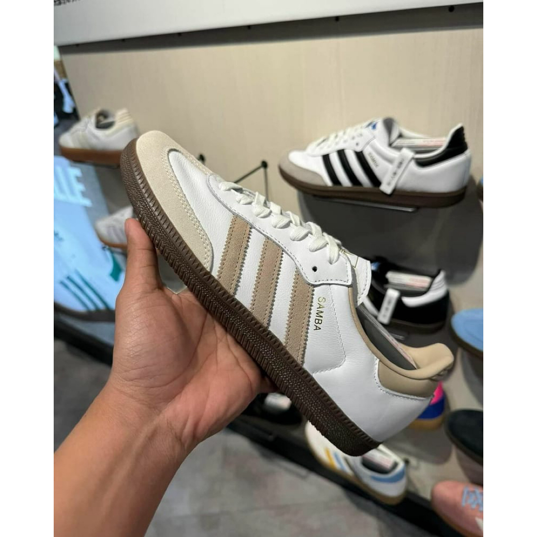 adidas - アディダス サンバ OG ホワイト/ブラウン/ガム サイズ adidas - アディダス サンバ OG ホワイト/ブラウン/ガム サイズ