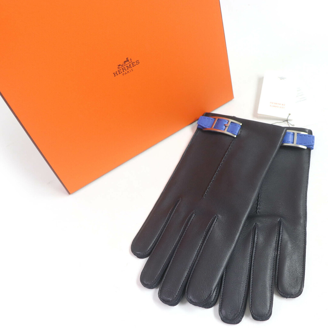HERMES - 未使用品□HERMES エルメス ラムレザー 裏シルク100 HERMES - 未使用品□HERMES エルメス ラムレザー 裏シルク100