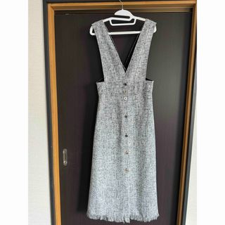ZARA - 【ZARA】ツイードジャンパースカートの通販 by 女将8 ZARA - 【ZARA】ツイードジャンパースカートの通販 by 女将8