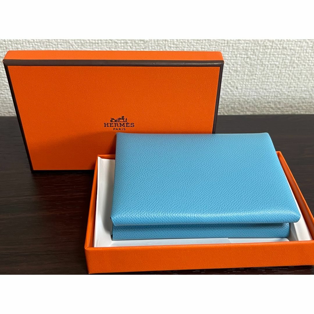 HERMES - エルメス カルヴィデュオ 水色 ブルー・ドゥ・ノール 新品未使用