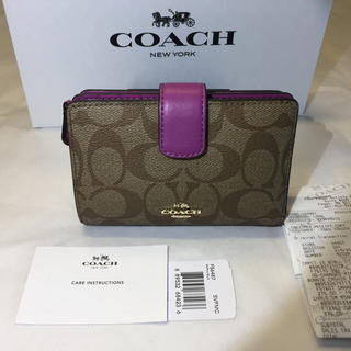 コーチ(COACH)のCOACH 折財布 新品未使用 ケアカード・タグ付(財布)