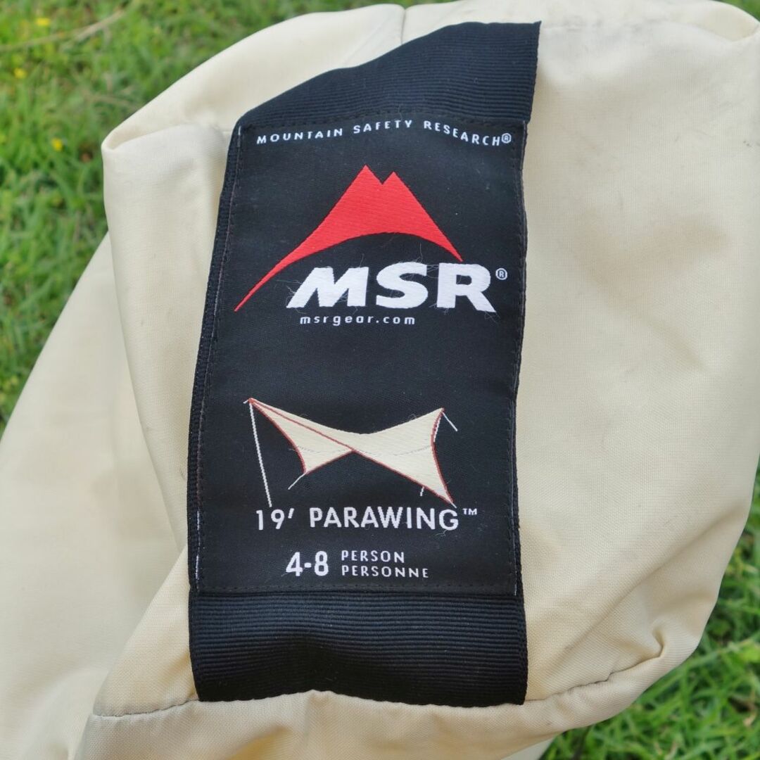 希少 エムエスアール MSR 19 PARAWING パラウイング タープ 希少 エムエスアール MSR 19 PARAWING パラウイング タープ