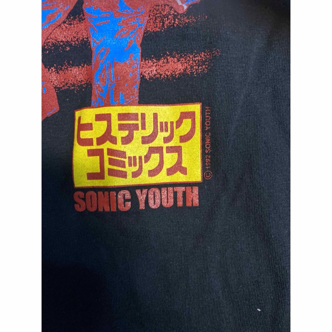 激レア 90'S 無敵戦隊ソニックユースTシャツ ブラック サイズXL 激レア 90'S 無敵戦隊ソニックユースTシャツ ブラック サイズXL