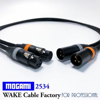 プレミアム仕様！MOGAMI2534★XLRケーブル2.5mステレオペア(ケーブル)