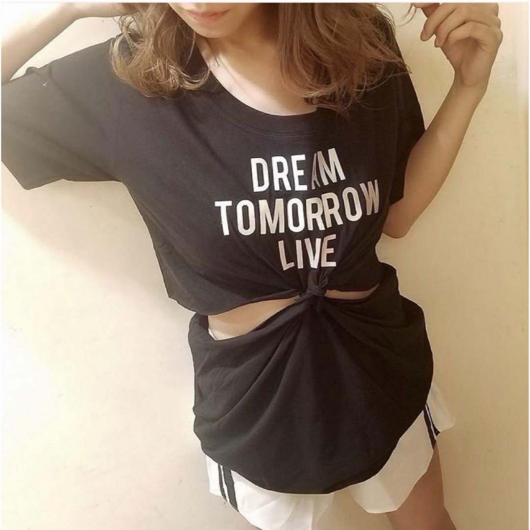 DaTuRa(ダチュラ)の2way Tシャツ　　ホワイトのみ レディースのトップス(Tシャツ(半袖/袖なし))の商品写真