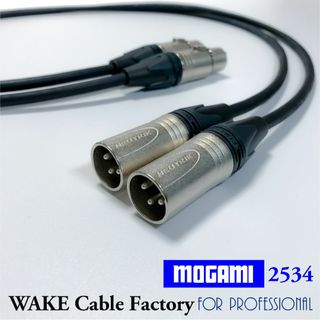 ハイコスパ！MOGAMI2534★XLRケーブル2mステレオペア(ケーブル)