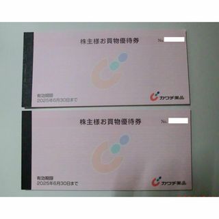 1万円分●カワチ薬品　株主優待　お買物優待券(ショッピング)