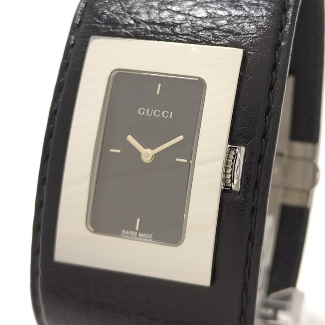 GUCCI バングルウォッチ レディース 腕時計 クオーツ レザー SS GUCCI バングルウォッチ レディース 腕時計 クオーツ レザー SS