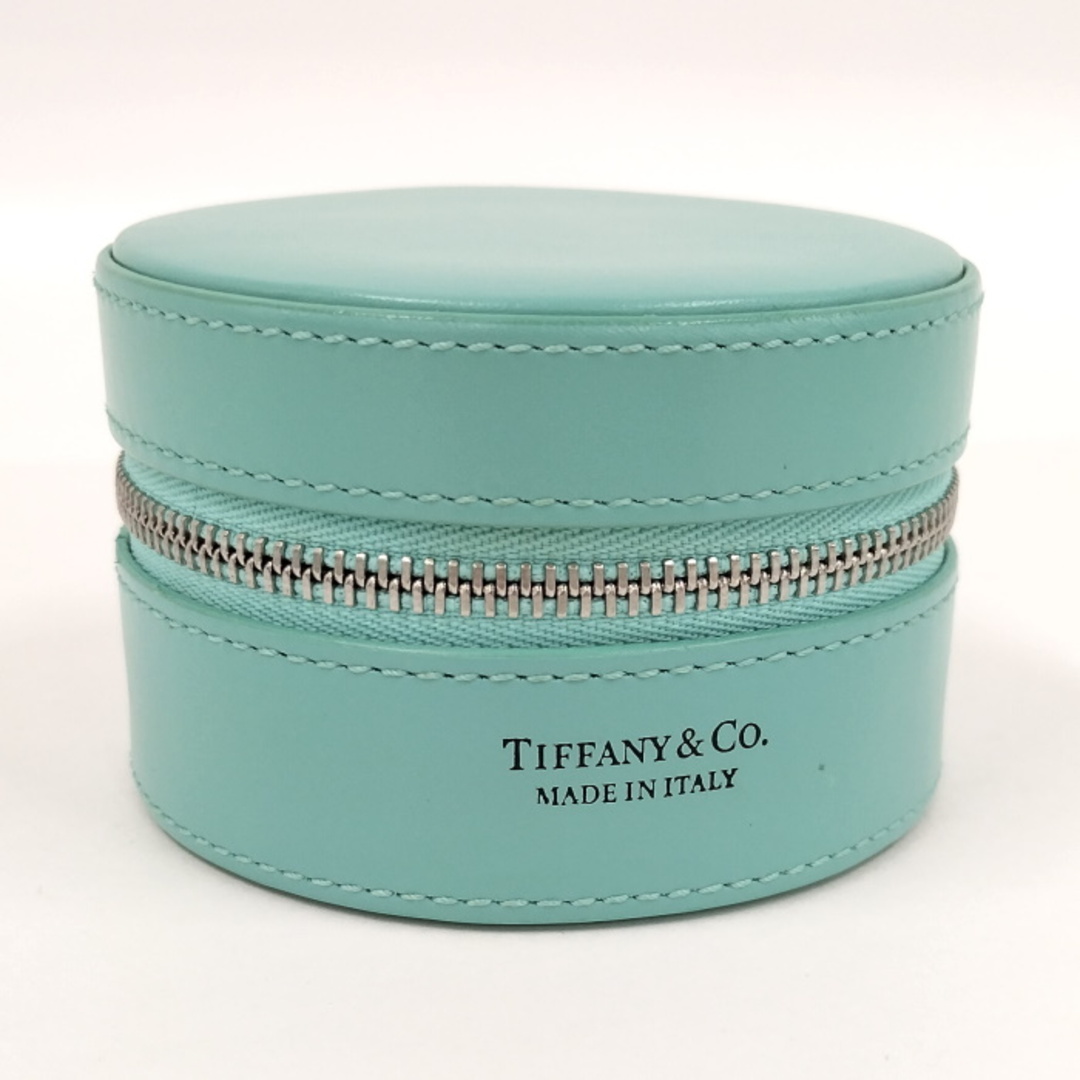 Tiffany & Co. - TIFFANY&Co. ジュエリーボックス 丸型 レザー Tiffany & Co. - TIFFANY&Co. ジュエリーボックス 丸型 レザー