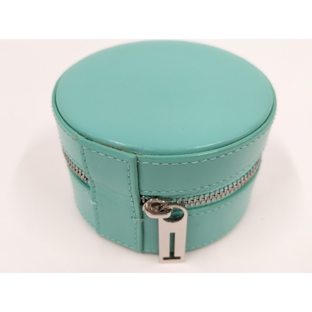 Tiffany & Co. - TIFFANY&Co. ジュエリーボックス 丸型 レザー Tiffany & Co. - TIFFANY&Co. ジュエリーボックス 丸型 レザー