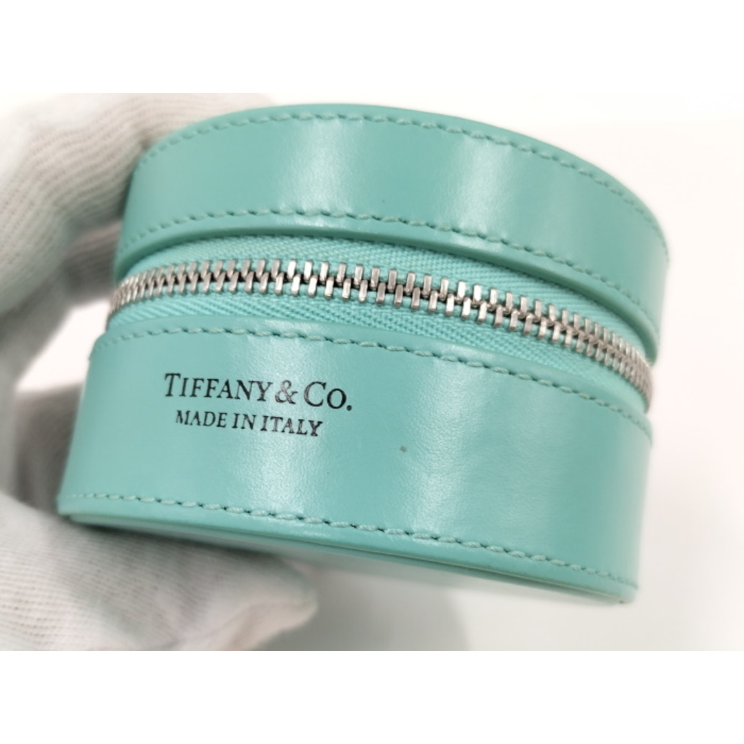 Tiffany & Co. - TIFFANY&Co. ジュエリーボックス 丸型 レザー Tiffany & Co. - TIFFANY&Co. ジュエリーボックス 丸型 レザー