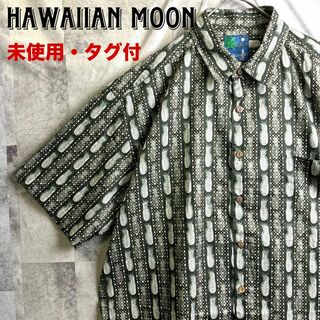 TWO PALMS - 【未使用・タグ付】ハワイ製 HAWAIIAN MOON アロハシャツ 2XL相当
