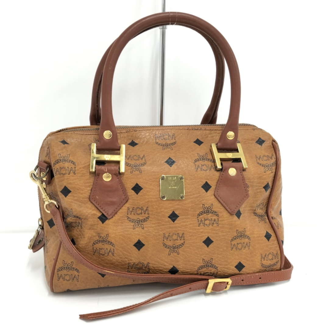 MCM - MCM ショルダーバッグ ミニボストンバッグ ヴィセトスの MCM - MCM ショルダーバッグ ミニボストンバッグ ヴィセトスの