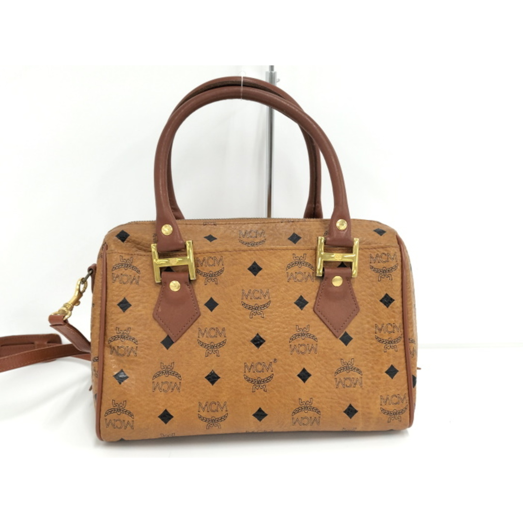 MCM - MCM ショルダーバッグ ミニボストンバッグ ヴィセトスの MCM - MCM ショルダーバッグ ミニボストンバッグ ヴィセトスの