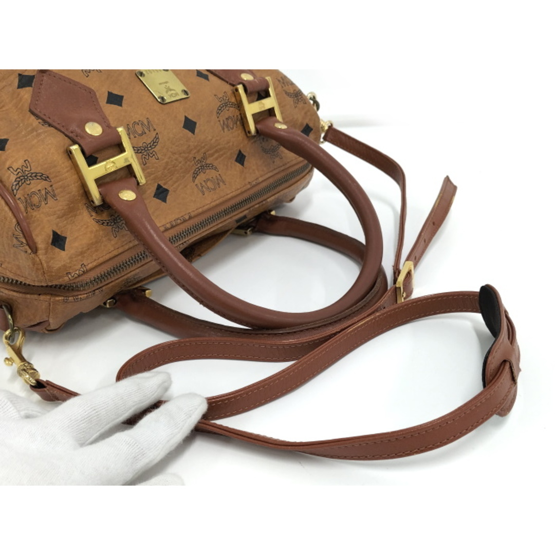 MCM - MCM ショルダーバッグ ミニボストンバッグ ヴィセトスの MCM - MCM ショルダーバッグ ミニボストンバッグ ヴィセトスの