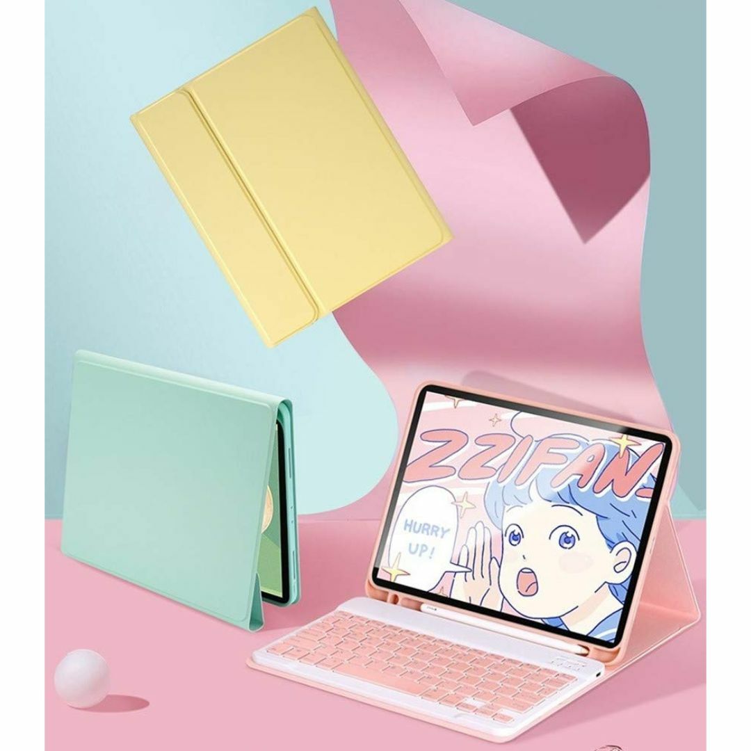 サイズ:iPad第10世代_色:濃いピンク】iPad 第10世代 キーボード サイズ:iPad第10世代_色:濃いピンク】iPad 第10世代 キーボード