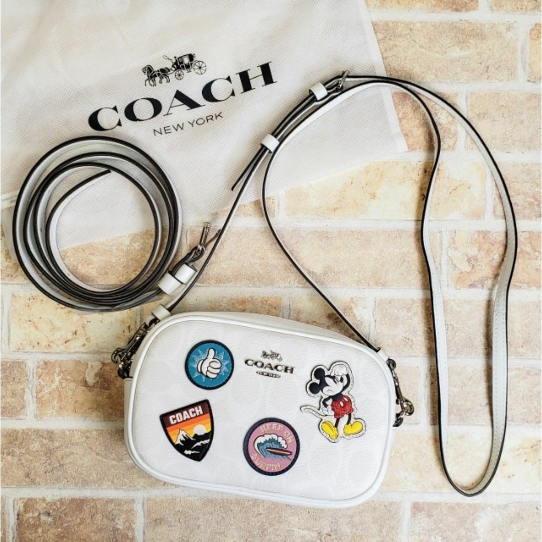COACH - 美品 コーチ ディズニー コラボ シグネチャー ミニ 2WAY COACH - 美品 コーチ ディズニー コラボ シグネチャー ミニ 2WAY